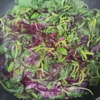 Make Clear the red veggie step 1