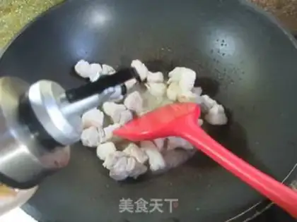 Make Soybeans burn the meat step 2