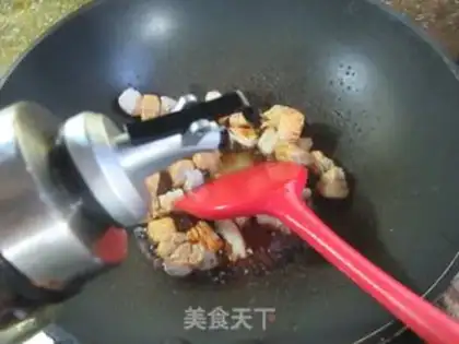 Make Soybeans burn the meat step 3