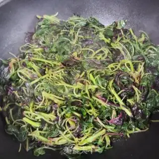 Make Clear the red veggie step 4