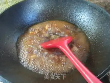 Make Soybeans burn the meat step 4