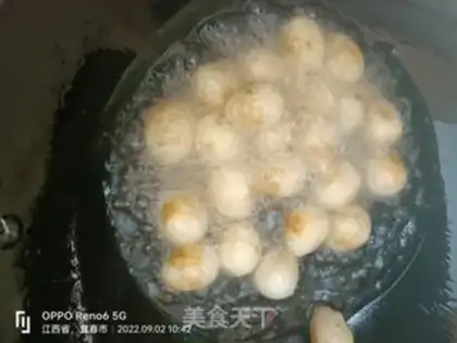 Make Meatball roasted quail eggs step 2