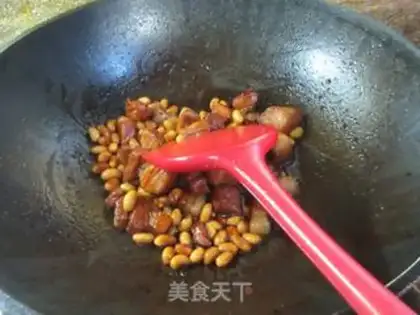 Make Soybeans burn the meat step 8