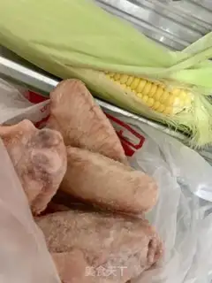 Make Roasted corn honey chicken wings step 0