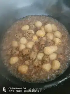 Make Meatball roasted quail eggs step 6