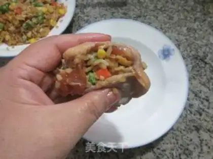 Make Chicken wing buns step 11