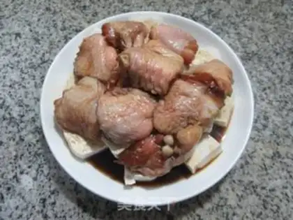 Make Steamed tofu in chicken wings step 9