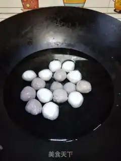 Make Hands on meatball soup step 3
