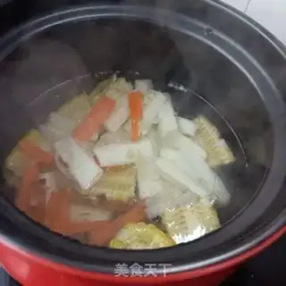 Make Roast chicken with corn meds step 12