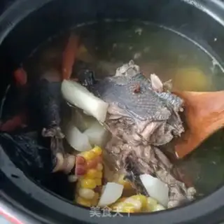 Make Roast chicken with corn meds step 15