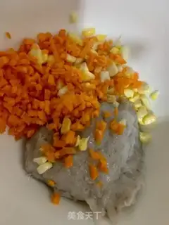 Make Steam shrimp balls step 1