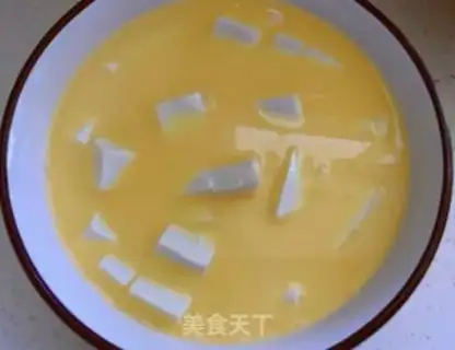 Make Shrimp tofu eggs step 2