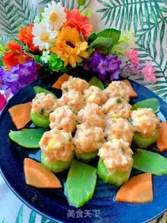 Make Steam shrimp balls step 10