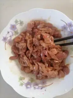Make White-fried meat step 1