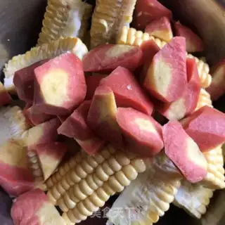 Make Fruit corn chop soup step 3