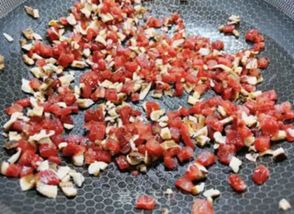 Make Pumpkin rice step 2