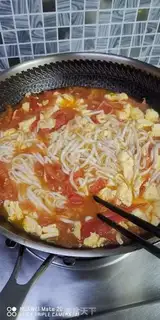Make Tomato egg noodles step 10