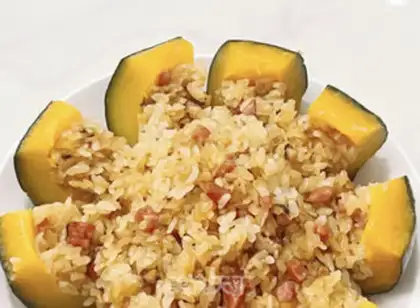 Make Pumpkin rice step 7
