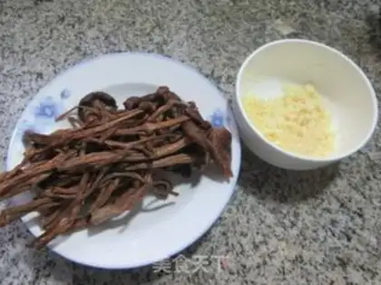 Make Garlic tea mushrooms step 0