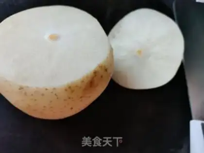 Make Sweet pears step 1