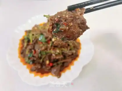 Make Spicy beef step 11
