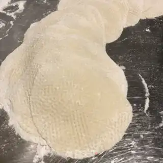 Make Celery pork dumplings step 8
