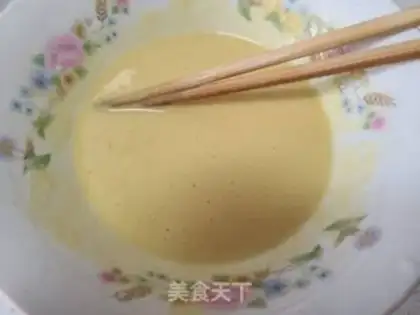 Make Corn pasta egg pancakes step 1