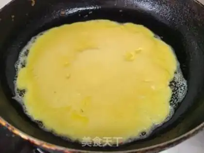 Make Corn pasta egg pancakes step 2