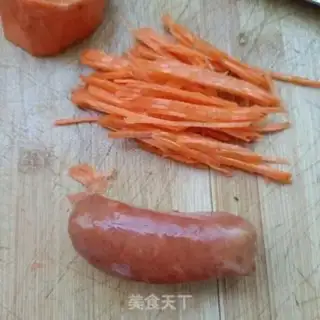 Make Garlic intestines step 1