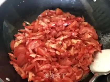 Make Tomato pan step 2