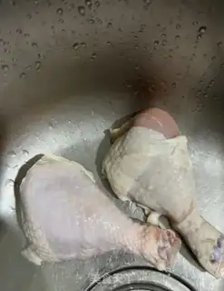 Make Air-cooked chicken leg step 0