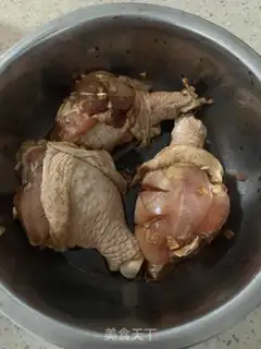 Make Air-cooked chicken leg step 1