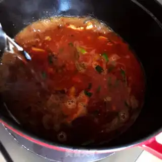 Make Spicy tofu powder step 4