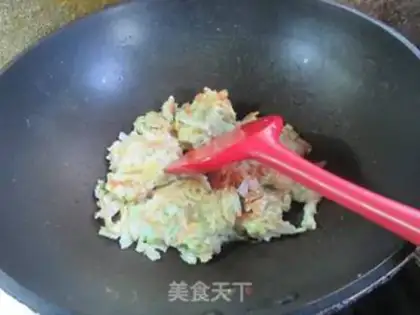 Make Shrimp and cabbage eggs step 6