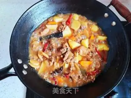 Make Homemade potato chicken step 10