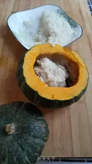 Make Pumpkin rice step 4