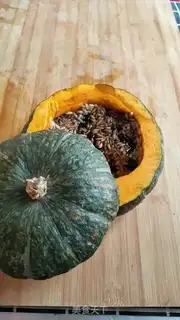 Make Pumpkin rice step 5