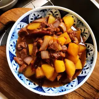 Make Beef stew potatoes step 11