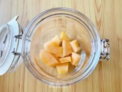 Make Homemade melon step 1