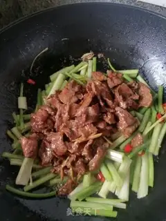 Make Celery beef step 5