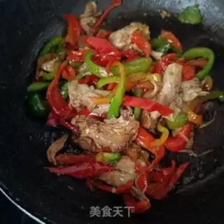 Make Wrinkled peppers with chicken legs step 9