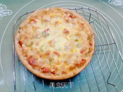 Make Hot chicken, naked wheat pizza step 21