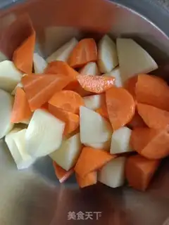 Make Cow ribs for potato carrots step 7