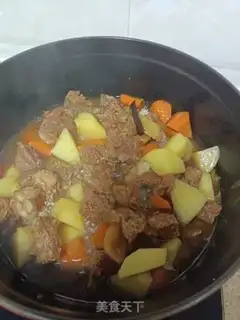 Make Cow ribs for potato carrots step 11