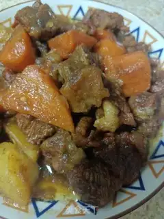 Make Cow ribs for potato carrots step 12