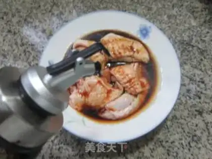 Make Chicken wings with quail eggs step 2