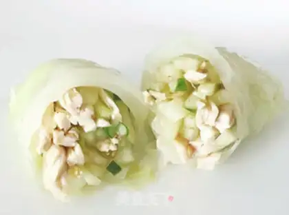 Make Chicken roll step 7