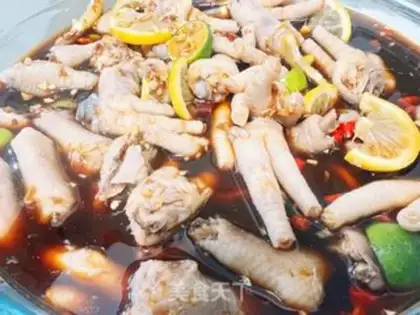 Make Sour lemon chicken claws step 13