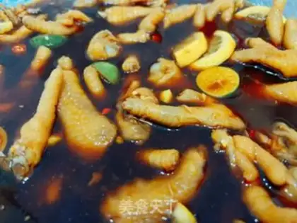 Make Sour lemon chicken claws step 14