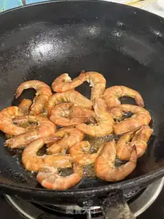 Make Cheese juice and shrimp step 3